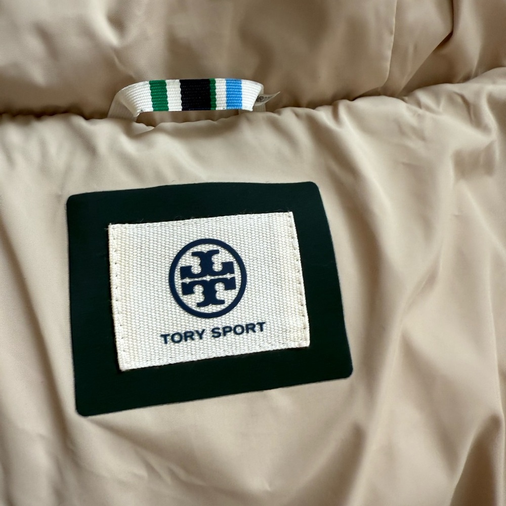 Tory Sport Dark Green Puffer Jacket - Picture 9 of 14